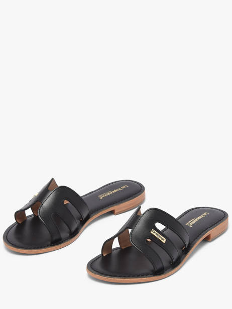 Slippers Damia Uit Leder Les tropeziennes Zwart women DAMIA ander zicht 1