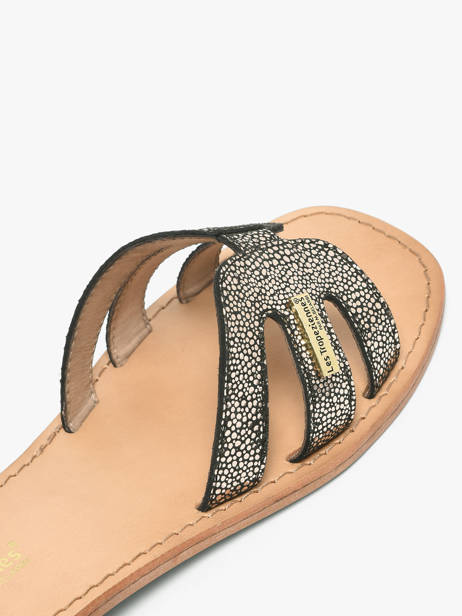 Slippers Hadamia Uit Leder Les tropeziennes Zwart women - 0HADAMIA ander zicht 2