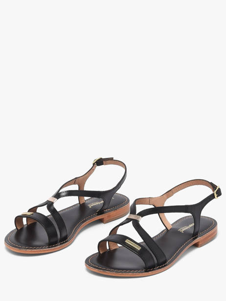 Open Sandalen Hamoon Uit Leder Les tropeziennes Zwart accessoires HAMOON ander zicht 1