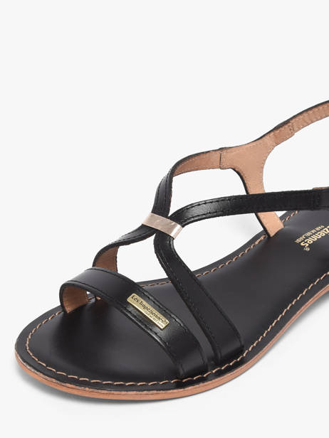 Open Sandalen Hamoon Uit Leder Les tropeziennes Zwart accessoires HAMOON ander zicht 2