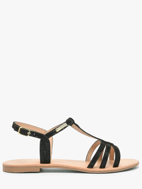 Open Sandalen Uit Leder Les tropeziennes Zwart accessoires HAMELIE