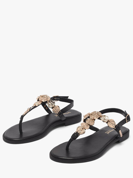 Open Sandalen Uit Leder Les tropeziennes Zwart women ORTEGA ander zicht 1