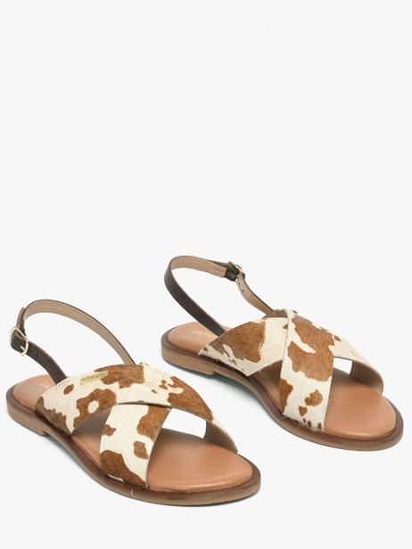 Open Sandalen Uit Leder Les tropeziennes Wit women DOAPO ander zicht 1