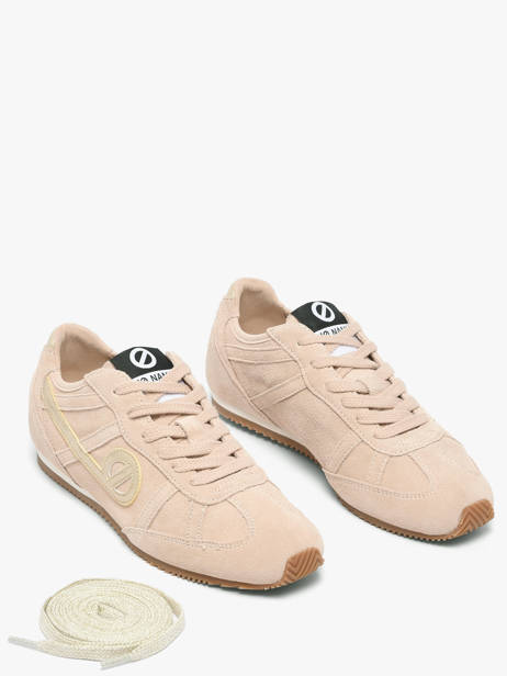 Sneakers Uit Leder No name Roze women EREZ04LB ander zicht 1