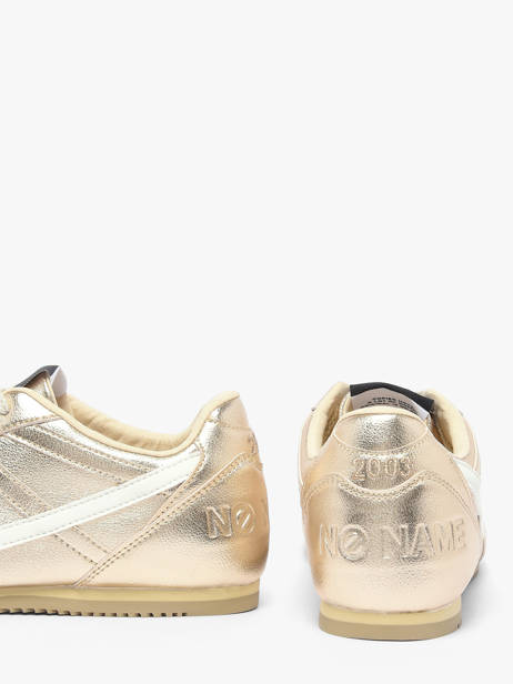 Sneakers Uit Leder No name Goud women ERX304EY ander zicht 2