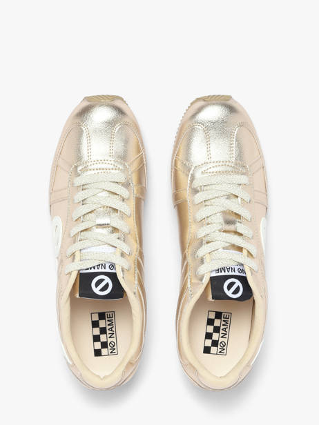 Sneakers Uit Leder No name Goud women ERX304EY ander zicht 3