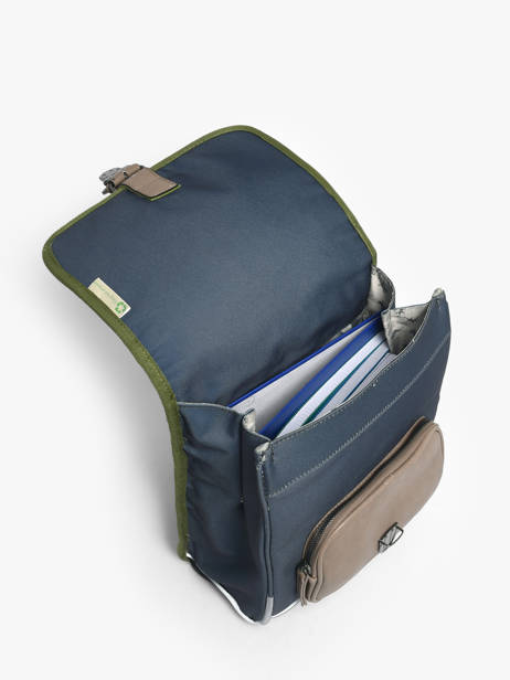 Rugzak 1 Compartiment Cameleon Blauw vintage urban PBVBSD30 ander zicht 3