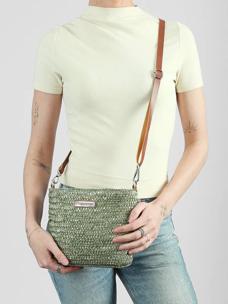 Cross Body Tas Milos Stro Les tropeziennes Groen milos TZ04 ander zicht 1