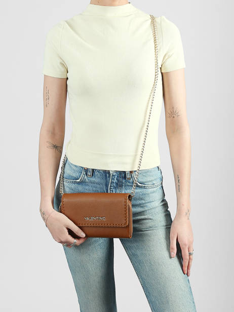Cross Body Tas Aleksandra Valentino Bruin aleksandra VPS9W212 ander zicht 1