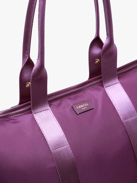 Schoudertas L Mistral Rollable Nylon En Leder Lancel Violet mistral A13996 ander zicht 2
