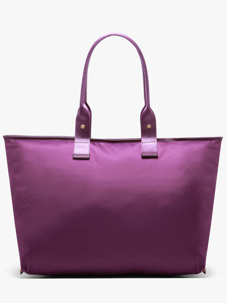 Schoudertas L Mistral Rollable Nylon En Leder Lancel Violet mistral A13996 ander zicht 4
