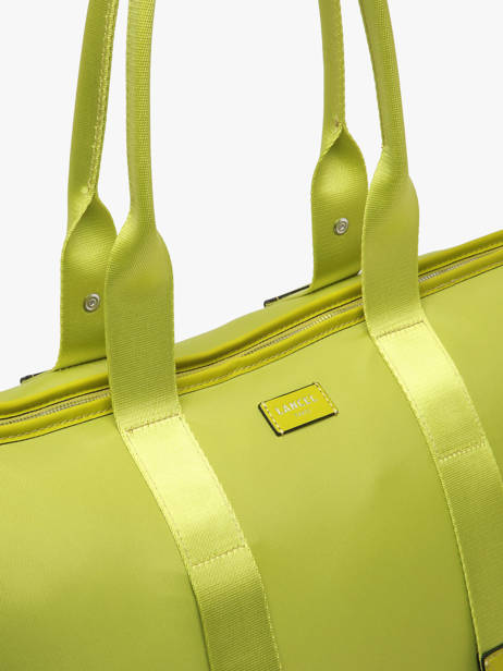 Schoudertas L Mistral Rollable Nylon En Leder Lancel Groen mistral A13996 ander zicht 3