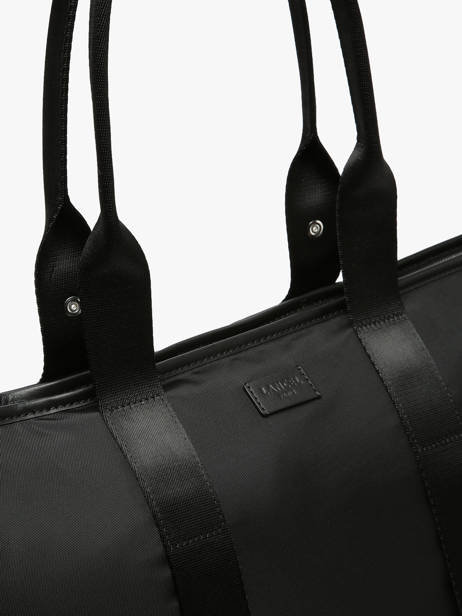 Schoudertas L Mistral Rollable Nylon En Leder Lancel Zwart mistral A13996 ander zicht 3