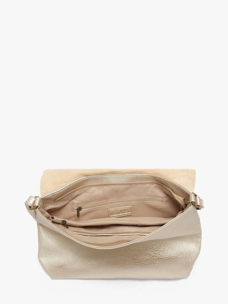 Cross Body Tas Soft Mandoline Goud soft MD5231 ander zicht 2