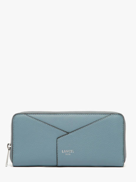 Portefeuille Enveloppe Leder Lancel Blauw enveloppe A13711
