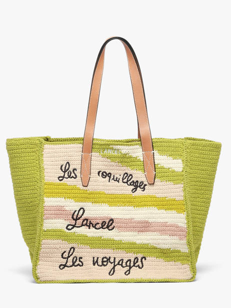 Schoudertas A4 Formaat Summer Capsule Lancel Groen summer capsule A14005 ander zicht 1
