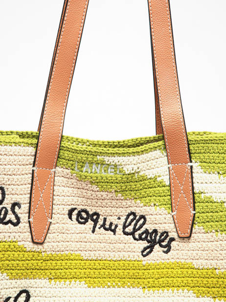 Schoudertas A4 Formaat Summer Capsule Lancel Groen summer capsule A14005 ander zicht 2