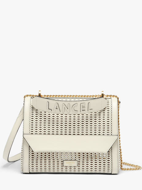 Cross Body Tas Ninon M Ajouré Leder Lancel Wit ninon A14009