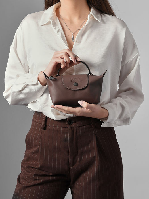 Longchamp Le pliage xtra Clutch Bruin