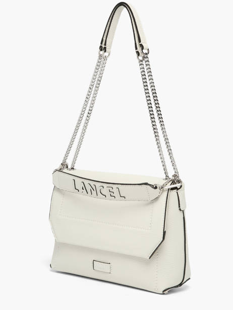 Cross Body Tas Ninon Leder Lancel Wit ninon A13782 ander zicht 3