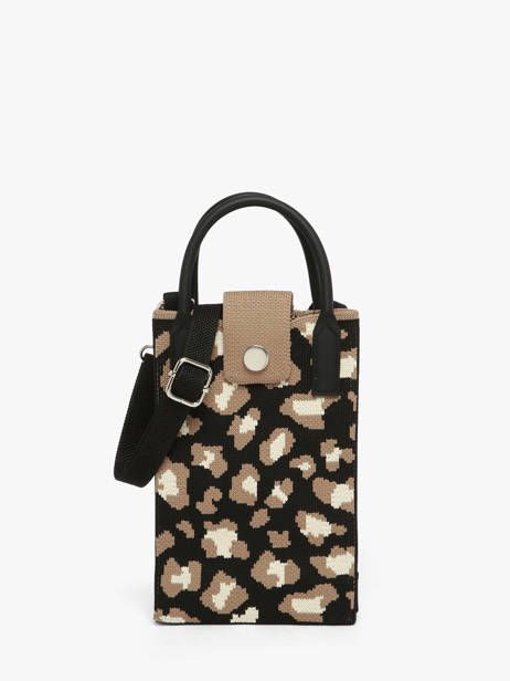 Cross Body Tas Phonebag Miniprix Zwart phonebag P202