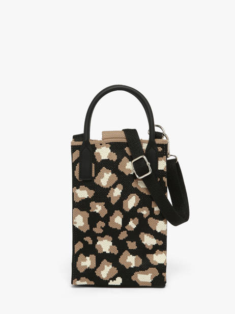 Cross Body Tas Phonebag Miniprix Zwart phonebag P202 ander zicht 3