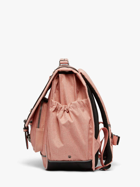 Boekentas 3 Compartimenten Cameleon Roze vintage color VIC-CA41 ander zicht 3