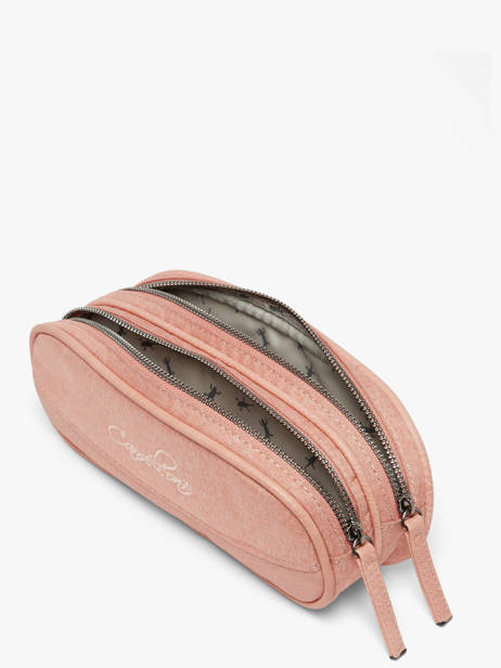Pennenzak 2 Compartimenten Vintage Color Cameleon Roze vintage color - VIC-TROU ander zicht 1