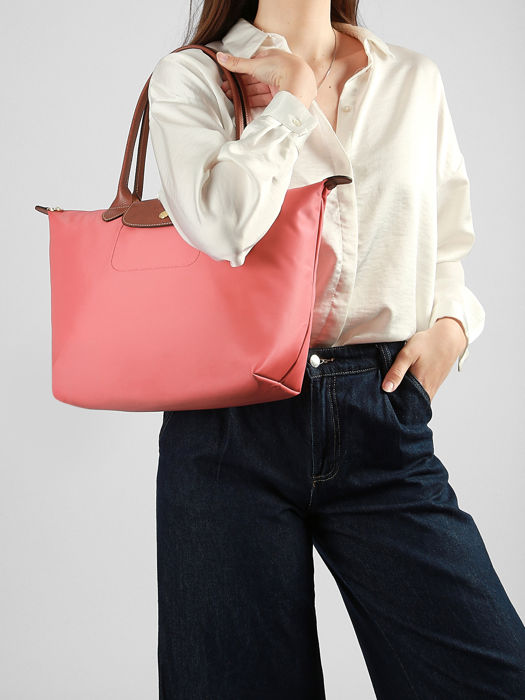 Longchamp Le pliage original Shopping Roze