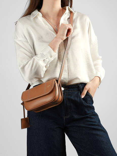 Cross Body Tas S Victoire Leder Lancel Bruin victoire A13991 ander zicht 1