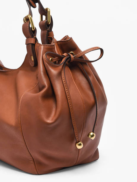 Schoudertas Chiara Leder Gerard darel Bruin chiara DDS84420 ander zicht 5