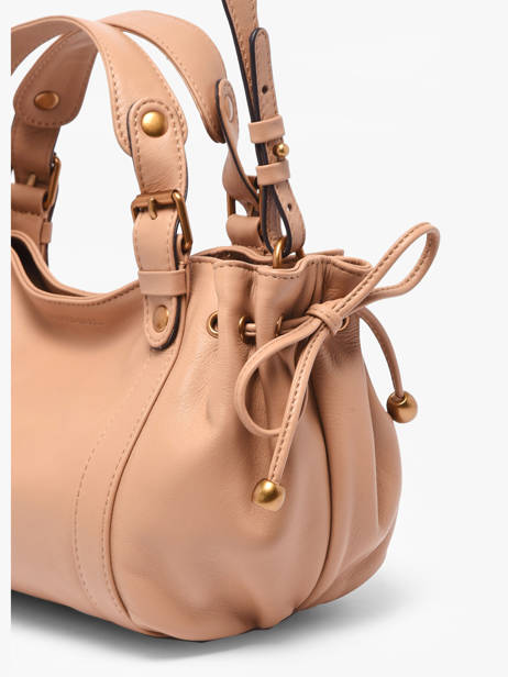 Cross Body Tas Icone Leder Gerard darel Beige icone DDS73410 ander zicht 5
