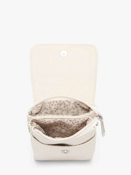 Cross Body Tas Grained Miniprix Wit grained F3609 ander zicht 1