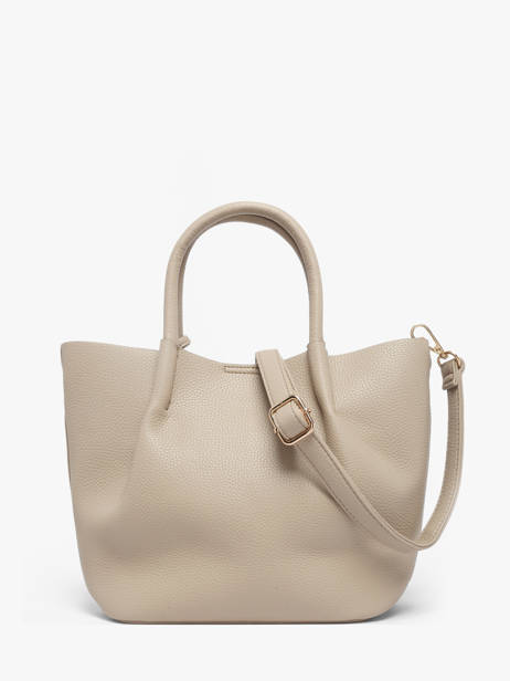 Handtas Grained Miniprix Beige grained F9947 ander zicht 2