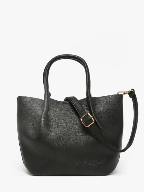 Handtas Grained Miniprix Zwart grained F9947 ander zicht 2