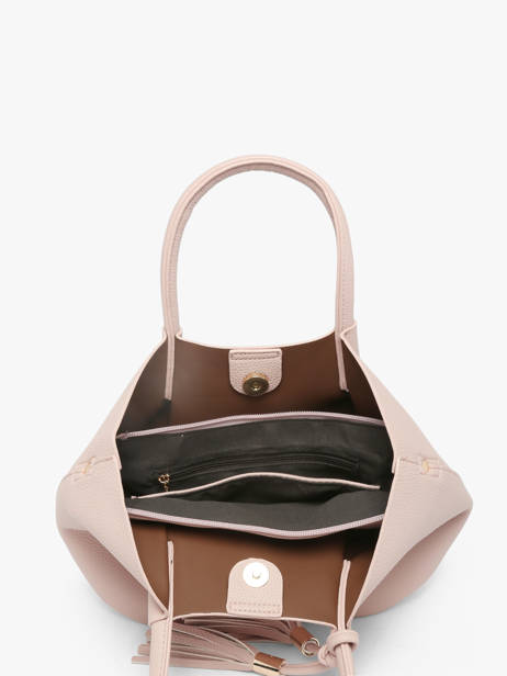 Handtas Grained Miniprix Roze grained F9947 ander zicht 1