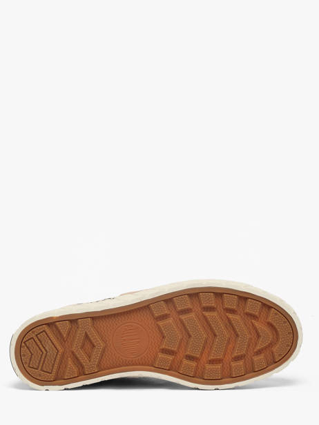 Sneakers Uit Leder Palladium Beige women 99628904 ander zicht 4