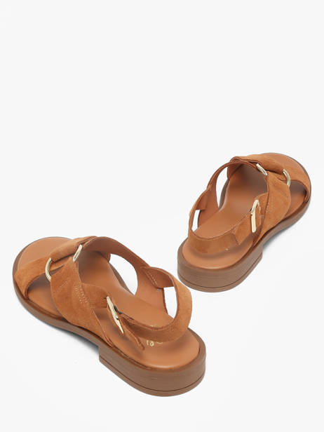 Sandalen Uit Leder We do Oranje women 45126A58 ander zicht 2