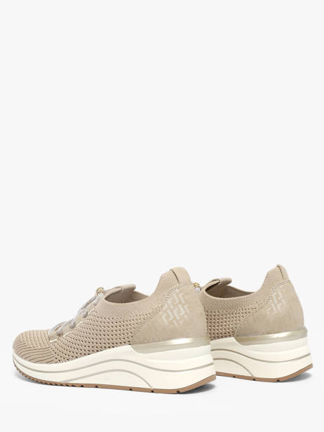 Sneakers Met Platformzool Remonte Beige women 60 ander zicht 2