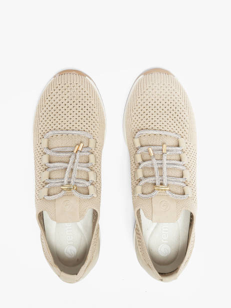 Sneakers Met Platformzool Remonte Beige women 60 ander zicht 3