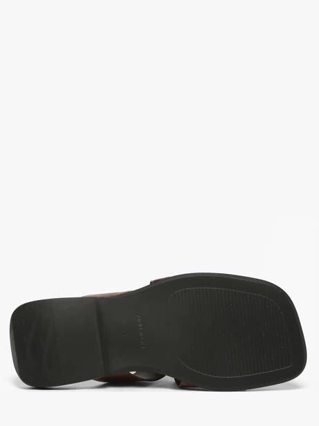 Slippers Uit Leder Pavement Bruin women 25276 ander zicht 4