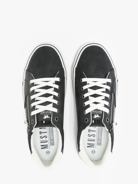 Sneakers Mustang Blauw men M0211004 ander zicht 3