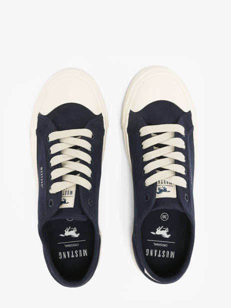 Sneakers Mustang Blauw women M0232003 ander zicht 3