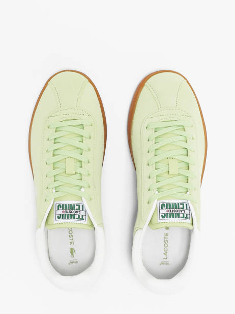 Sneakers Uit Leder Lacoste Groen women 1SFA0080 ander zicht 3