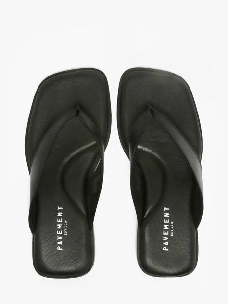 Sandalen Uit Leder Pavement Zwart women 25277 ander zicht 3