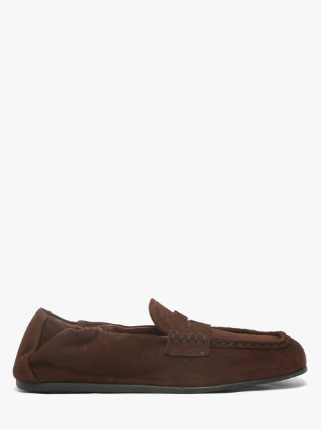 Mocassins Uit Leder Pavement Bruin women 1