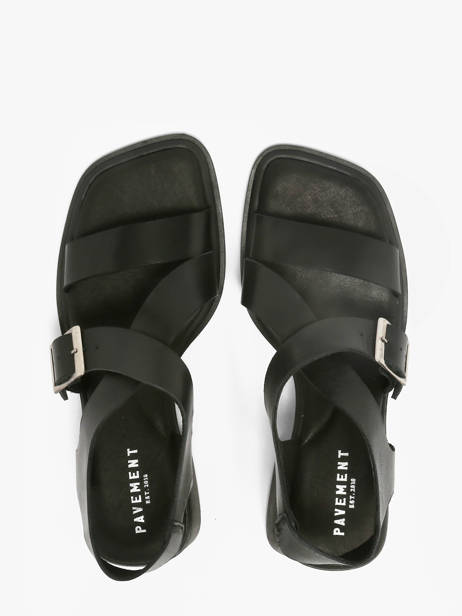 Sandalen Met Hak Uit Leder Pavement Zwart women 25273 ander zicht 3