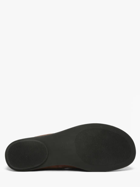 Mocassins Uit Leder Inuovo Bruin women CT001KDR ander zicht 4