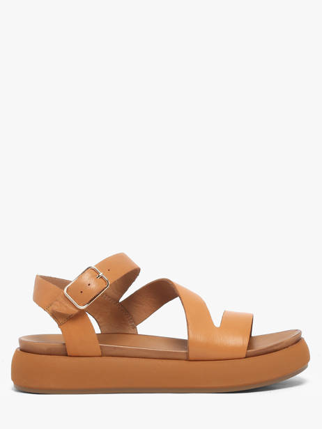 Sandalen Uit Leder Inuovo Oranje women 96001CCN