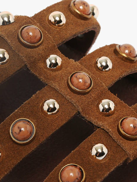 Sandalen Uit Leder Inuovo Bruin women 51002CTN ander zicht 2